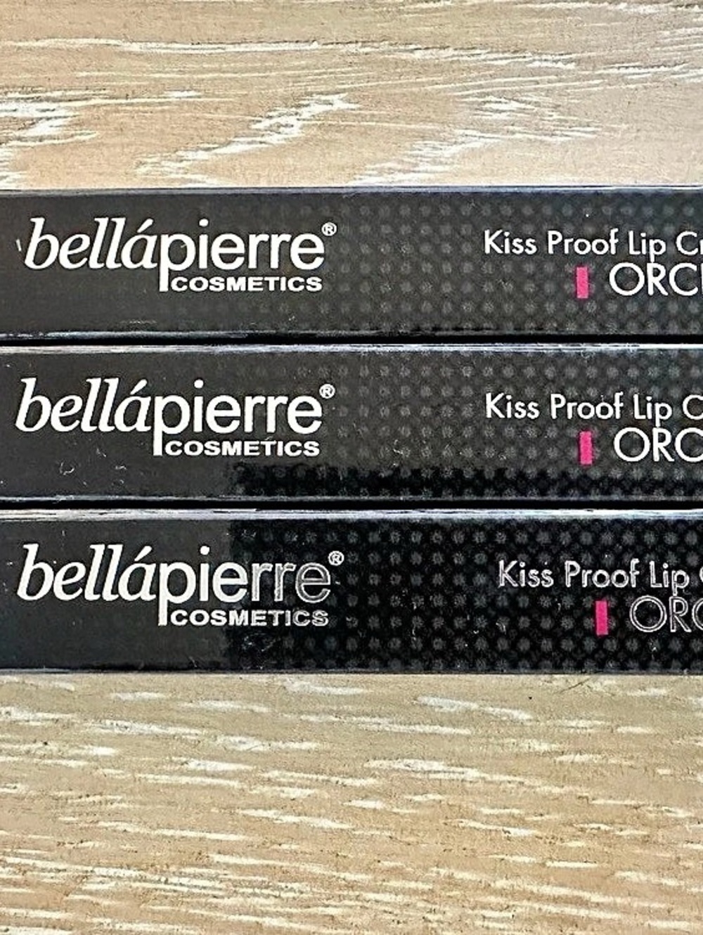 bellapierre Kiss Proof Lip Crème Orchid Lip Crème 3-Pack NWT